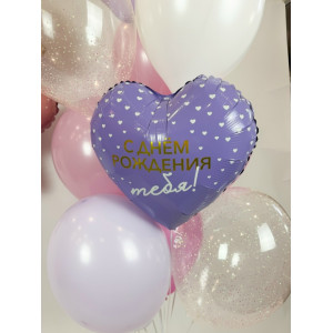 Набор шаров с маленькой балериной
