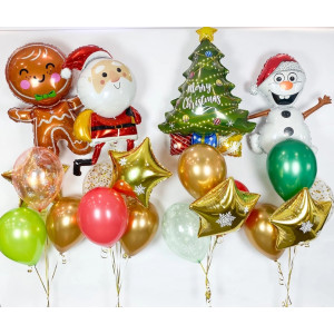 Набор шаров « Веселые новогодние фонтаны»